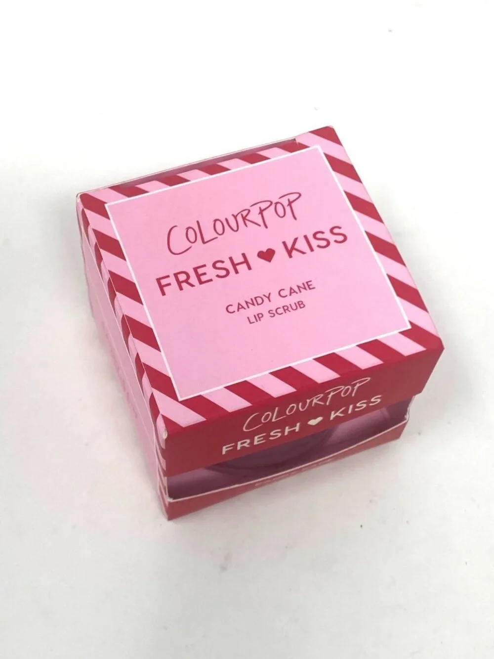 ColourPop Fresh Kiss Lip Scrub - Candy Cane - 0.28oz: Smoothing, Brush-On Single